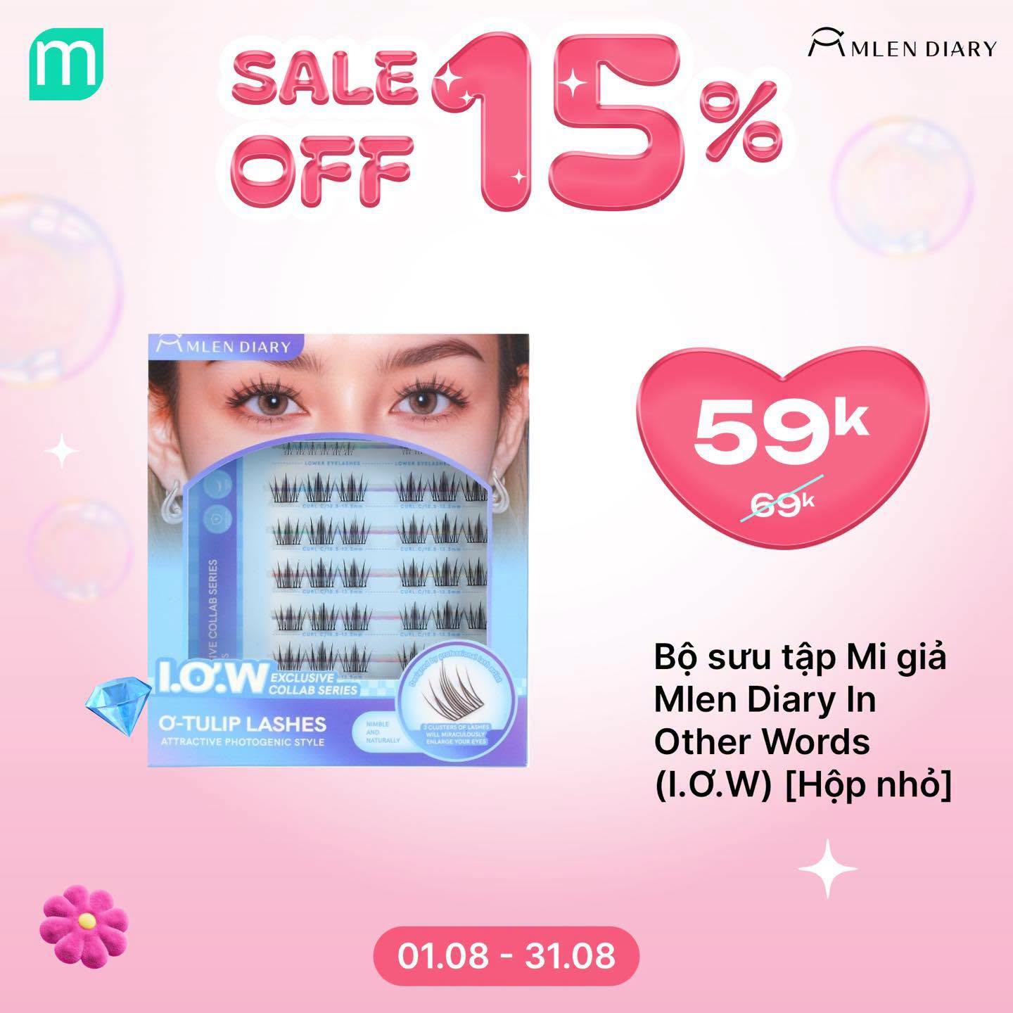 MLEN DIARY SALE SẬP SÀN 15% SẮM PHỤ KIỆN THẢ GA MLEN DIARY SALE SẬP SÀN 15% SẮM PHỤ KIỆN THẢ GA