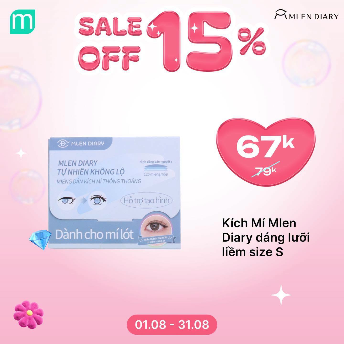 MLEN DIARY SALE SẬP SÀN 15% SẮM PHỤ KIỆN THẢ GA MLEN DIARY SALE SẬP SÀN 15% SẮM PHỤ KIỆN THẢ GA