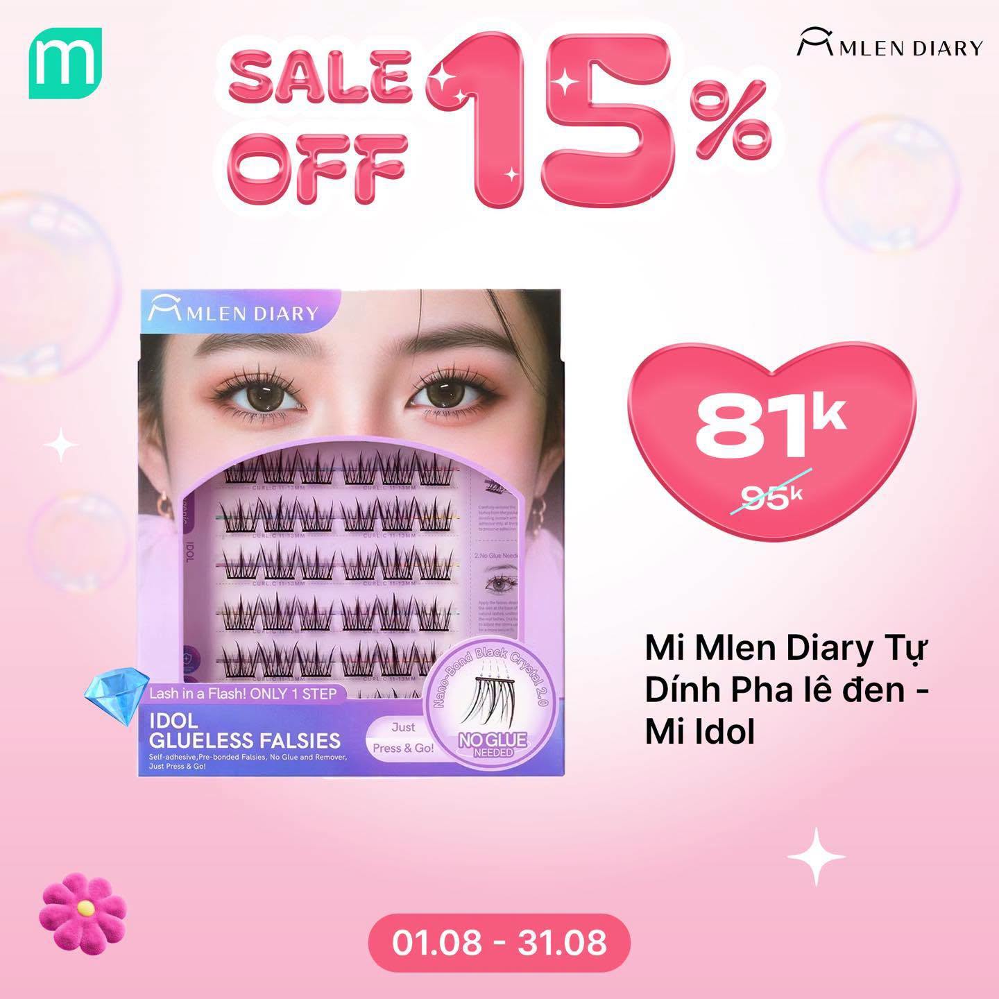 MLEN DIARY SALE SẬP SÀN 15% SẮM PHỤ KIỆN THẢ GA MLEN DIARY SALE SẬP SÀN 15% SẮM PHỤ KIỆN THẢ GA