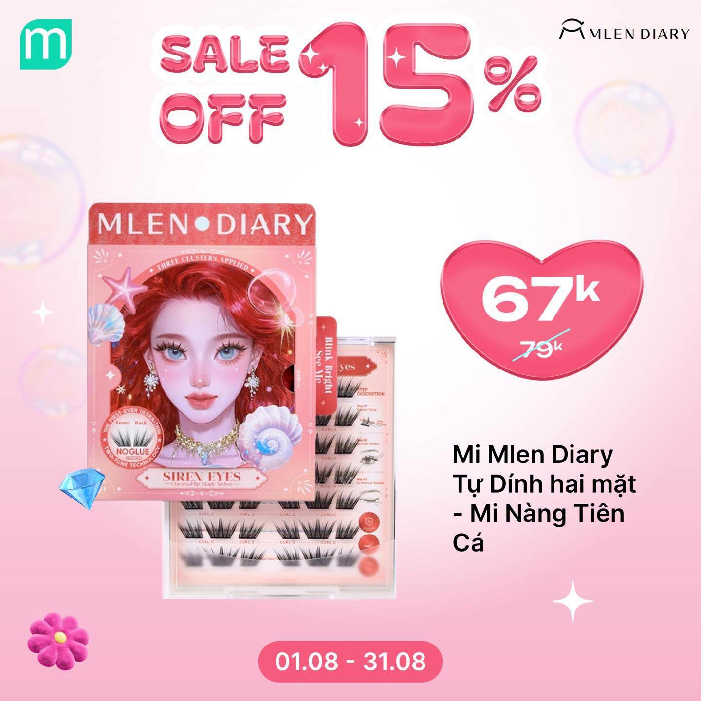 MLEN DIARY SALE SẬP SÀN 15% SẮM PHỤ KIỆN THẢ GA MLEN DIARY SALE SẬP SÀN 15% SẮM PHỤ KIỆN THẢ GA