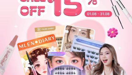 MLEN DIARY SALE SẬP SÀN 15% SẮM PHỤ KIỆN THẢ GA