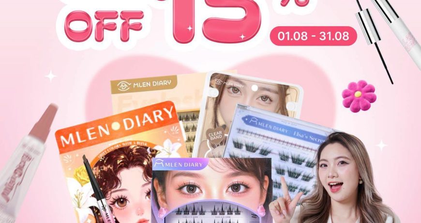 MLEN DIARY SALE SẬP SÀN 15% SẮM PHỤ KIỆN THẢ GA