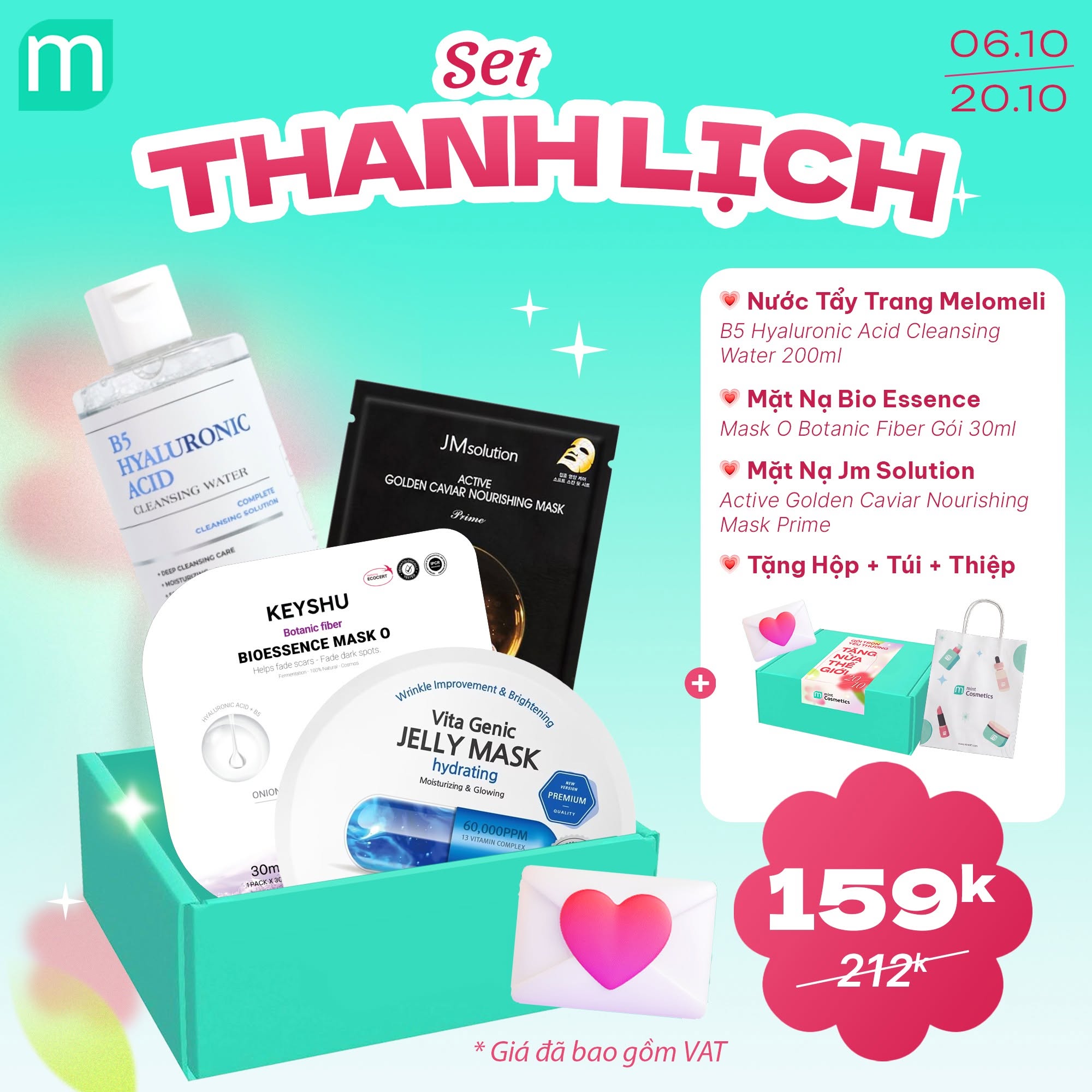 60 SET QUÀ “SIGNATURE” CỦA MINT CHÍNH THỨC TRỞ LẠI TRONG MÙA 20/10 NĂM NAY